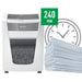 Best Value Leitz IQ Office Pro P4 Cross Cut Paper Shredder, Shreds 20 Sheets, 30 Litre Bin, White, 80061000