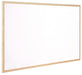 Best Value Q Connect 400x300mm Wooden Frame Whiteboard