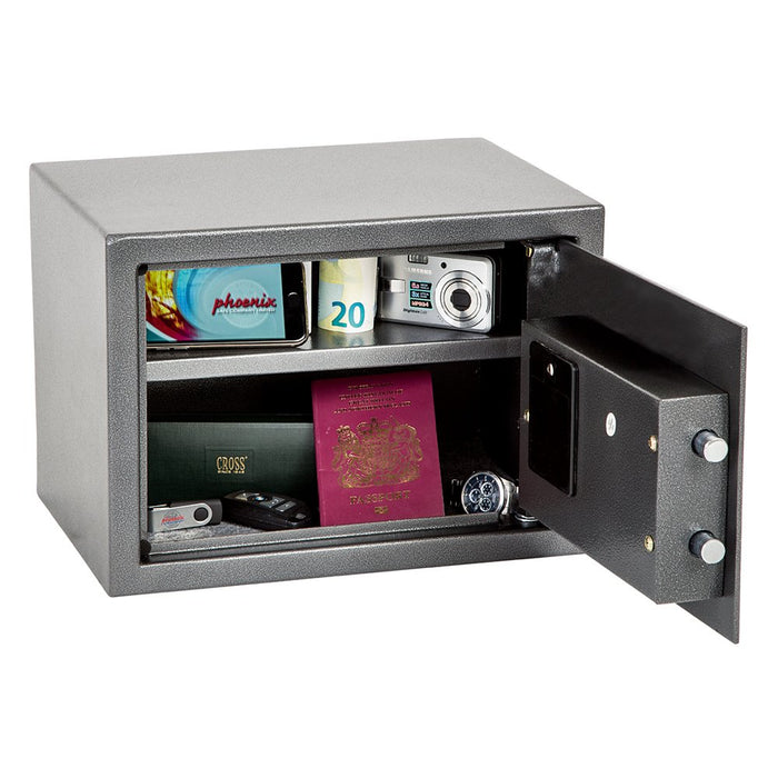 Best Value Phoenix Vela Home Office Security Safe with Electronic Lock (Small),Grey