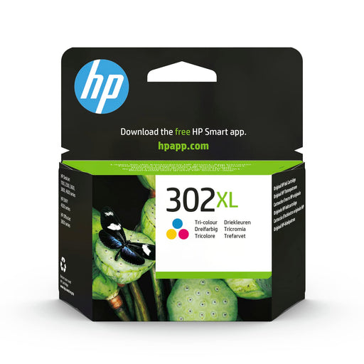 HP 302XL - F6U67AE - 1 x Yellow,1 x Cyan,1 x Magenta - Ink cartridge - High Yield - Blister - For Officejet 3830