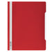 Best Value Durable Clear View Folder/Report File A4, Red, Extra Wide, Pack of 50, 257003