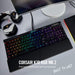 Best Value Corsair K70 RGB MK.2 Mechanical Gaming Keyboard (Cherry MX Silent Switches: Linear and Quiet, Per Key Multi-Colour RGB Backlighting, Aluminium Chassis, QWERTY UK Layout) - Black