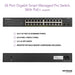 Best Value NETGEAR 24-Port Gigabit PoE+ Ethernet Smart Managed Pro Network Switch with 2 SFP, Hub, 190W PoE+ (GS324TP)