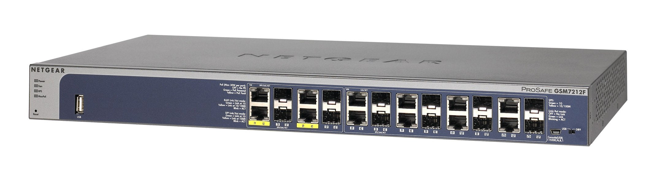 ProSAFE M4100-50-POE+ 48-Port Gigabit POE+ L2+ Managed Switch