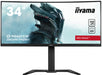 iiyama G-MASTER Red Eagle GB3467WQSU-B5 - LED monitor - curved - 34" - 3440 x 1440 UWQHD @ 165 Hz - VA - 550 cd/m² - 3000:1 - HDR400 - 0.4 ms - 2xHDMI, 2xDisplayPort - speakers - matte black