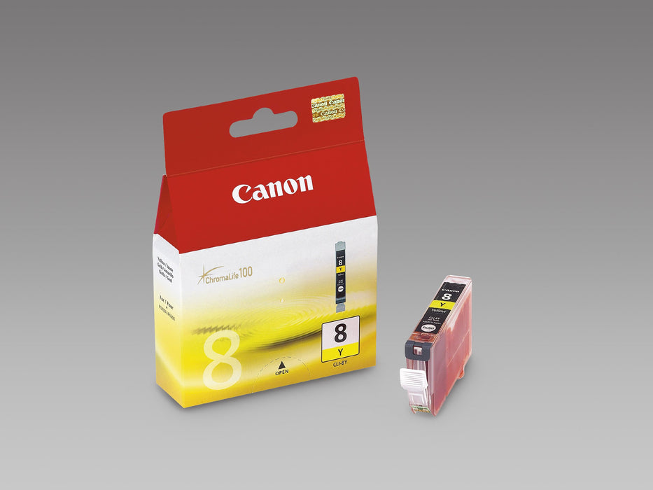 Best Value Canon No 8 Yellow Ink Cartridge (Chromalife 100 Inks, CLI-8Y)