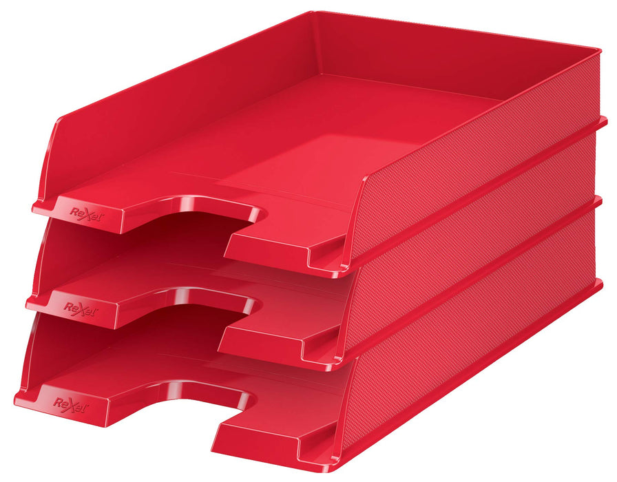 Best Value Rexel Choices, 2115599, Letter Tray, A4, Red