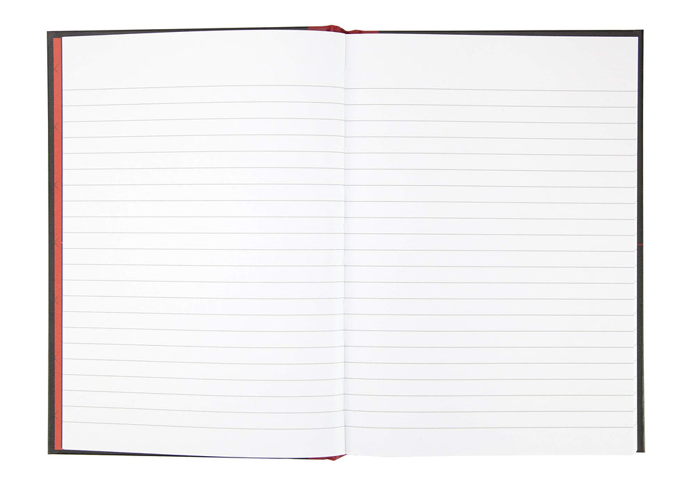 Best Value Oxford Black n' Red A5 Hardback Casebound Notebook. Ruled, 192 Page, 1 Notebook