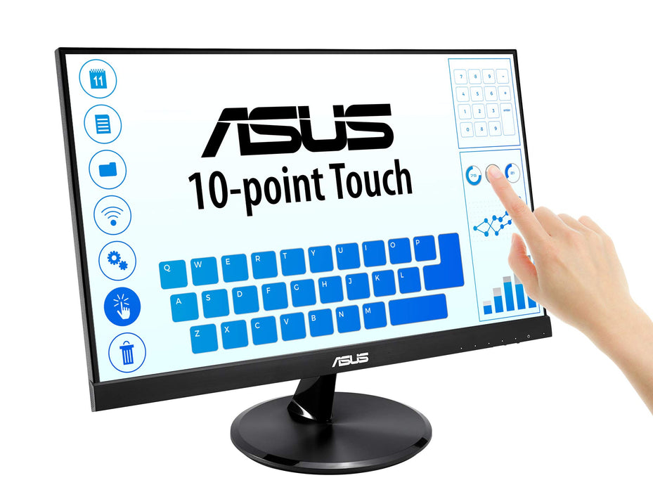 Best Value ASUS VT229H 21.5 Inch Monitor, FHD (1920 x 1080), IPS, 10-Point Touch Monitor, HDMI, Flicker Free, Low Blue Light, TUV Certified