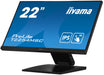 iiyama ProLite T2254MSC-B1AG - LED monitor - 22" (21.5" viewable) - touchscreen - 1920 x 1080 Full HD (1080p) @ 60 Hz - IPS - 250 cd/m² - 1000:1 - 4 ms - HDMI, DisplayPort - speakers - matte black