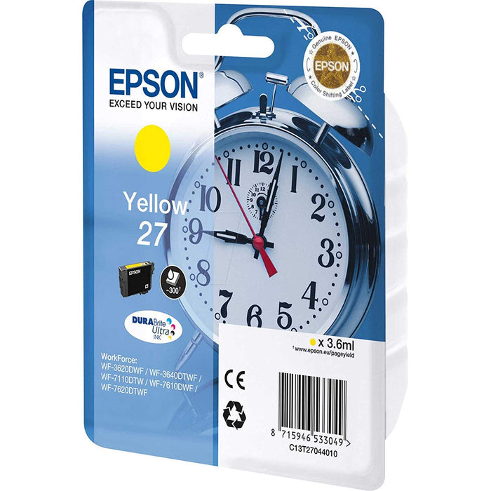 Best Value Epson Ink Cartridge C13T27044012, Yellow, Genuine, Amazon Dash Replenishment Ready