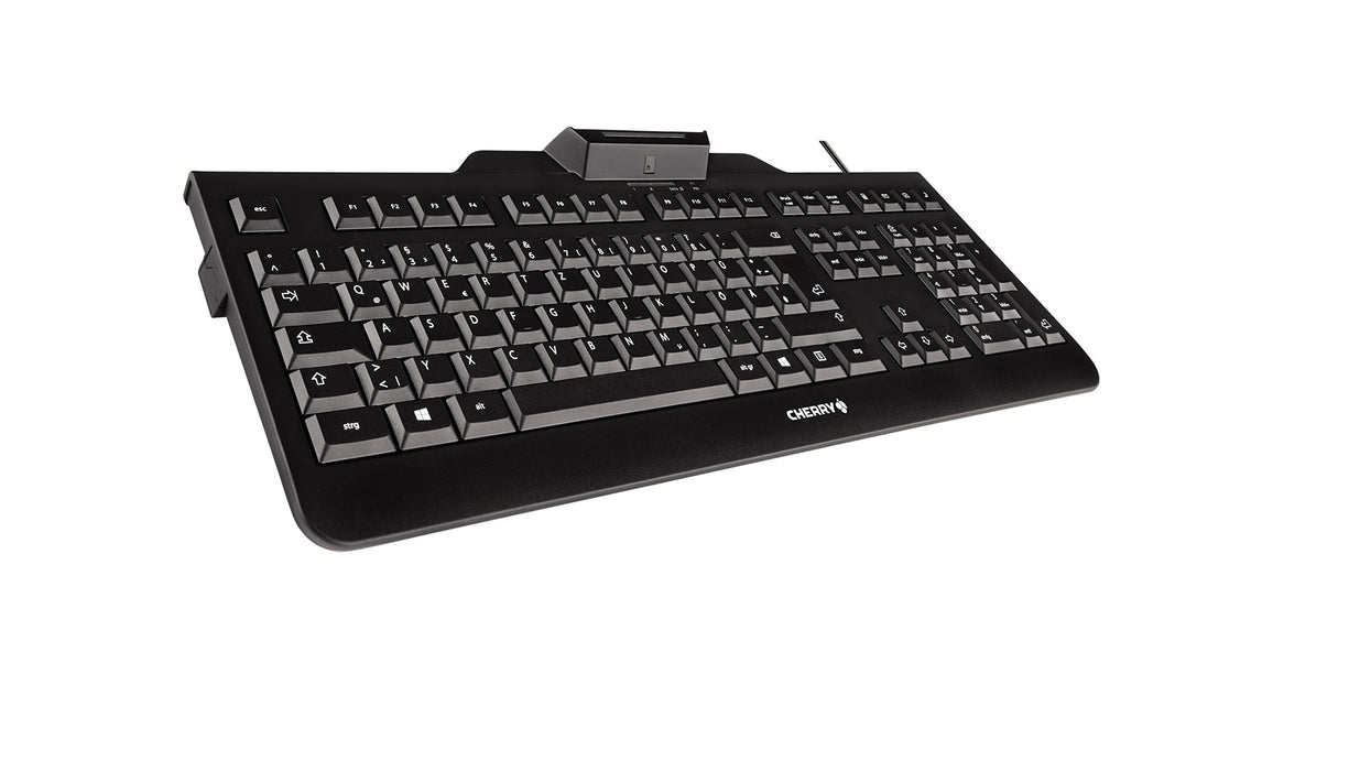 Best Value CHERRY KC 1000 SC Security Keyboard with Integrated Smart Card Terminal - Black