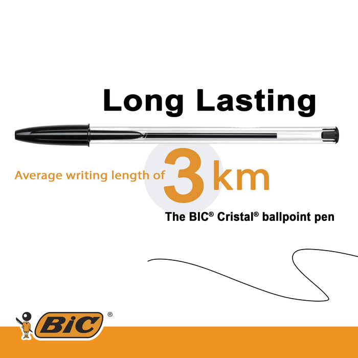 Best Value BIC Cristal Original Ballpoint Pens Black 90+10 Box