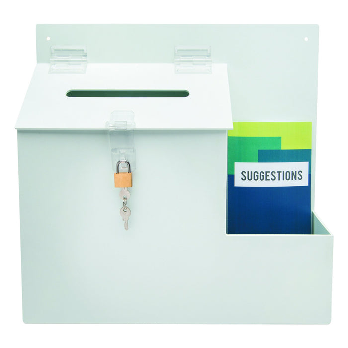 Best Value Deflecto Suggestion Box - White