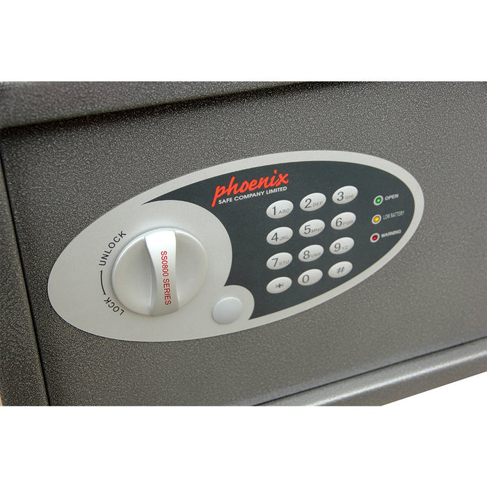 Phoenix Security Safe with Electronic Lock Vela Home & Office SS0804E 500 x 350 x 310mm Metallic Graphite