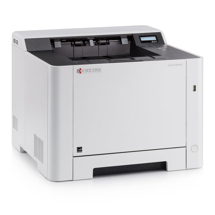 Best Value Kyocera Ecosys P5026cdn B/W and Colour Laser Printer. Duplex unit, 26 pages/min. Mobile Print Support via Smartphone + Tablet