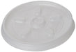 Best Value Dart 7 oz KISRY0092 Lid for Insulated Cup, Pack of 100, White