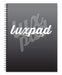 Best Value Luxpad A4 Twin Wire Casebound Notebooks in 3 Assorted Colours with 140 Feint Ruled Pages. [Pack of 6]