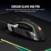 Best Value Corsair Glaive PRO RGB, Optical Gaming Mouse (18,000 DPI Optical Sensor, Interchangeable Grips, 3-Zone RGB Multi-Colour Backlighting, 7 Programmable Buttons), Aluminum