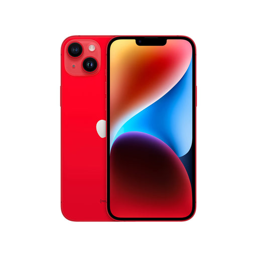 Apple iPhone 14 Plus - (PRODUCT) RED - 5G smartphone - dual-SIM / Internal Memory 128 GB - OLED display - 6.7" - 2778 x 1284 pixels - 2x rear cameras 12 MP, 12 MP - front camera 12 MP - red