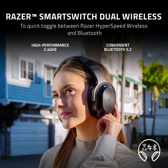 Razer Barracuda Pro Wired and Wireless Bluetooth Gaming Headset