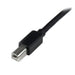 Best Value StarTech.com USB2HAB65AC 20 m/65 ft Active USB 2.0 A to B Cable, Long 20 m USB Cable, 20m USB Printer Cable, 1x USB A (M), 1x USB B (M) - Black