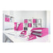 Best Value Leitz Stapler, 30 Sheet Capacity, Ergonomic Metal Body, Includes Staples, WOW Range, 55022023 - Metallic Pink