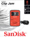 SanDisk Clip Jam 8GB Red MP3 Player