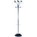 Best Value Alba Chromy Hat and Coat Stand Tubular Steel with Umbrella Holder 6 Hooks 6 Pegs H1770mm Ref PMCLAS