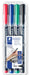 Best Value Staedtler 317 WP4 Lumocolor Universal Permanent Medium Pens - Assorted Colours