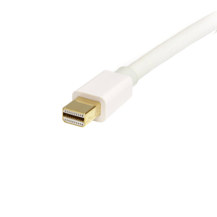 StarTech.com 3m 10 ft White Mini DisplayPort to DisplayPort 1.2 Adapter Cable M/M - DisplayPort 4k with HBR2 support - Mini DP to DP Cable (MDP2DPMM3MW)