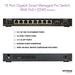 Best Value NETGEAR 10-Port Gigabit Ethernet Smart Managed Pro PoE Switch (GS310TP) - with 8 x PoE+ @ 55W, 2 x 1G SFP, Desktop, Fanless Housing for Quiet Operation, S350 Series