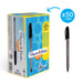 Best Value Paper Mate S0957120 InkJoy 100 CAP Ball Pen with 1 mm Medium Tip, Black, Pack of 50