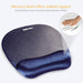 Best Value Fellowes Memory Foam Mouse Pad With Wrist Rest - Sapphire