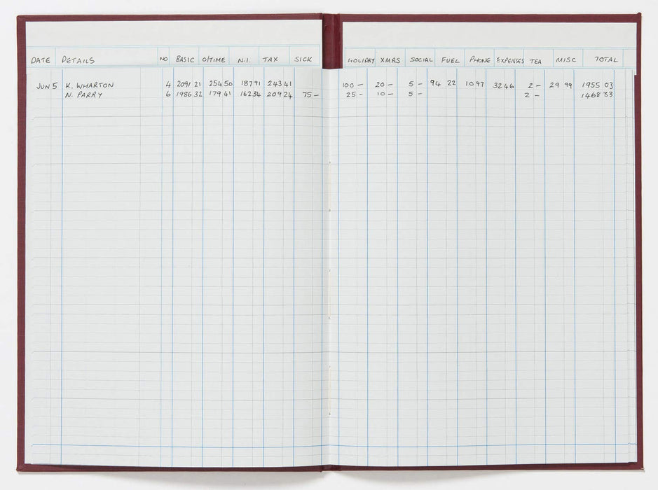 Best Value Exacompta Guildhall Headliner Account Book, 298 x 203 mm, 14 Cash Column, 80 Pages