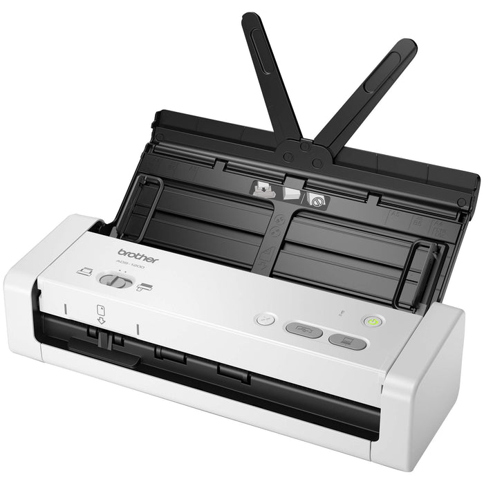 Best Value Brother ADS-1200 Document Scanner, Compact, PC Connected and Network, Desktop