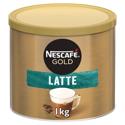 Nescafe Gold Caffeinated Instant Coffee Can Latte 1 kg