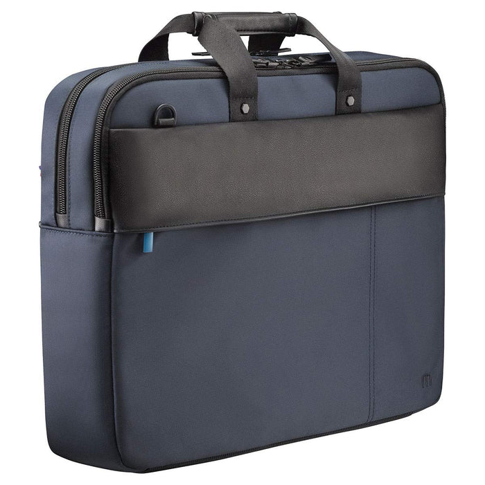 Mobilis 14 to 16 Inch 25 Percent Recycled Executive 3 Twice Briefcase Blue