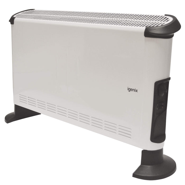 Best Value Igenix IG5300 Portable Electric Convector Heater with Adjustable Thermostat and Overheat Protection, Freestanding, Ideal for Home or Office, 3000 W, Thermostat