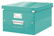 Best Value Leitz A4 Storage Box, Click and Store Range 60440051 - Medium, Ice blue