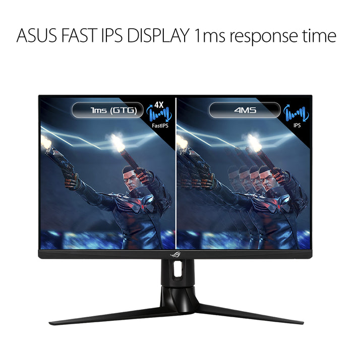 ASUS ROG Strix XG27AQV - LED monitor - gaming - curved - 27" - 2560 x 1440 WQHD @ 170 Hz - Fast IPS - 400 cd/m² - 1000:1 - HDR10 - 1 ms - 2xHDMI, DisplayPort