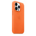 Apple - Back cover for mobile phone - with MagSafe - leather - orange - for iPhone 14 Pro