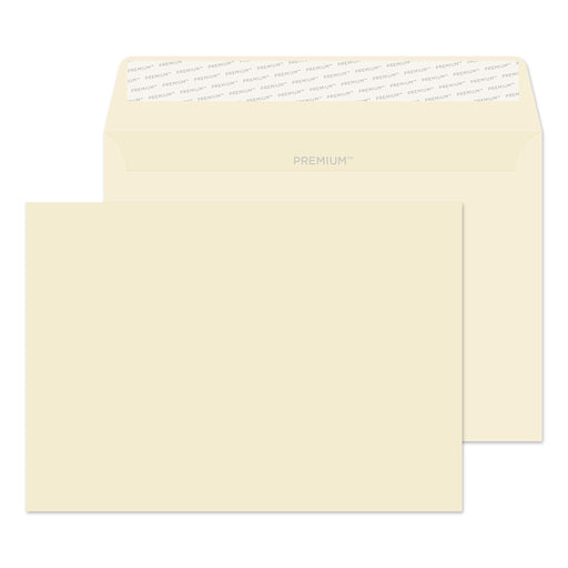 Best Value Blake Premium Business C5 162 x 229 mm 120 gsm Peel and Seal Wallet Envelopes (61455) Cream Wove - Pack of 50