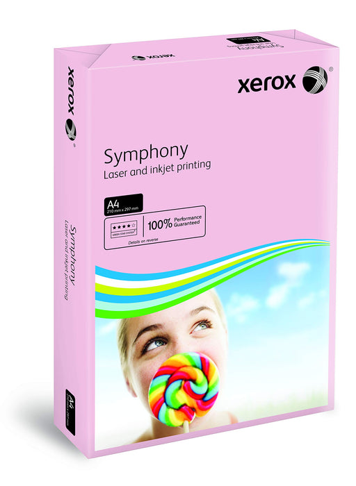 Best Value Xerox 80gsm A4 Pastel Tints Pink Ream Symphony Paper