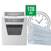 Best Value Leitz IQ Office P4 Cross Cut Paper Shredder, Shreds 15 Sheets, 23 Litre Bin, White, 80031000