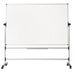 Best Value Bi-Office Earth - Revolving Whiteboard, Magnetic Enamel, Mobile Board with Aluminium Frame, 150 x 120 cm