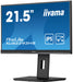 iiyama ProLite XUB2293HS-B5 - LED monitor - 22" (21.5" viewable) - 1920 x 1080 Full HD (1080p) @ 75 Hz - IPS - 250 cd/m² - 1000:1 - 3 ms - HDMI, DisplayPort - speakers - matte black