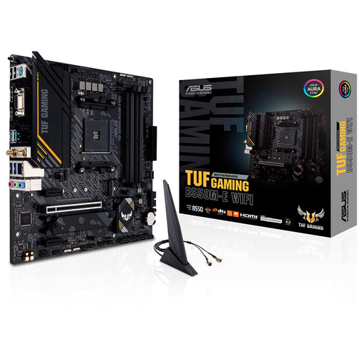 ASUS TUF GAMING B550-PLUS WIFI II - Motherboard - ATX - Socket AM4 - AMD B550 Chipset - USB-C Gen2, USB 3.2 Gen 1, USB 3.2 Gen 2 - 2.5 Gigabit LAN, Wi-Fi 6, Bluetooth - onboard graphics (CPU required) - HD Audio (8-channel)