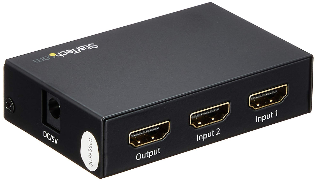 Best Value StarTech.com 2-Port HDMI Switch - 4K 60Hz