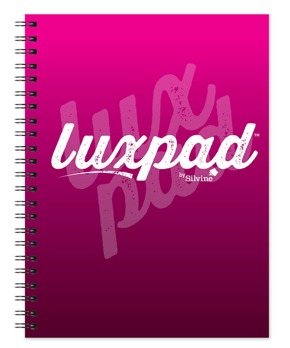 Best Value Luxpad A5 Twin Wire Casebound Notebooks in 3 Assorted Colours with 140 Feint Ruled Pages. [Pack of 12]